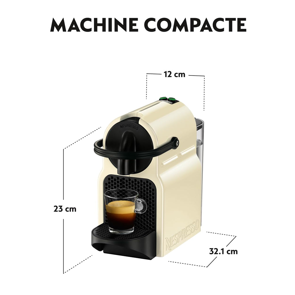Machine à Café Elvian Crème Vanille, 19 Bars + Kit de Bienvenue, Design Compact, Arrêt Automatique, EN80.CW by Elvian