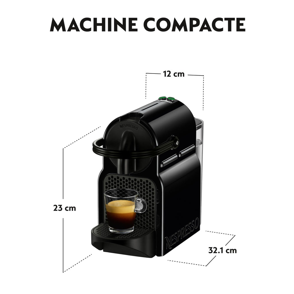 Machine à Café Elvian Noir, 19 Bars + Kit de Bienvenue, Design Compact, Arrêt Automatique, EN80.B by Elvian