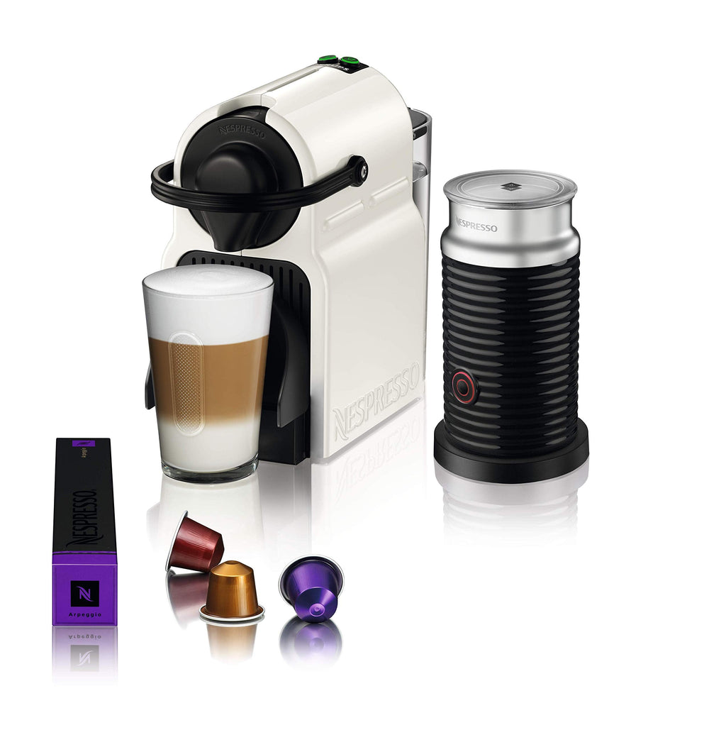 Elvian machine à café à capsule – Rouge rubis Elvian and Aeroccino blanc by Elvian